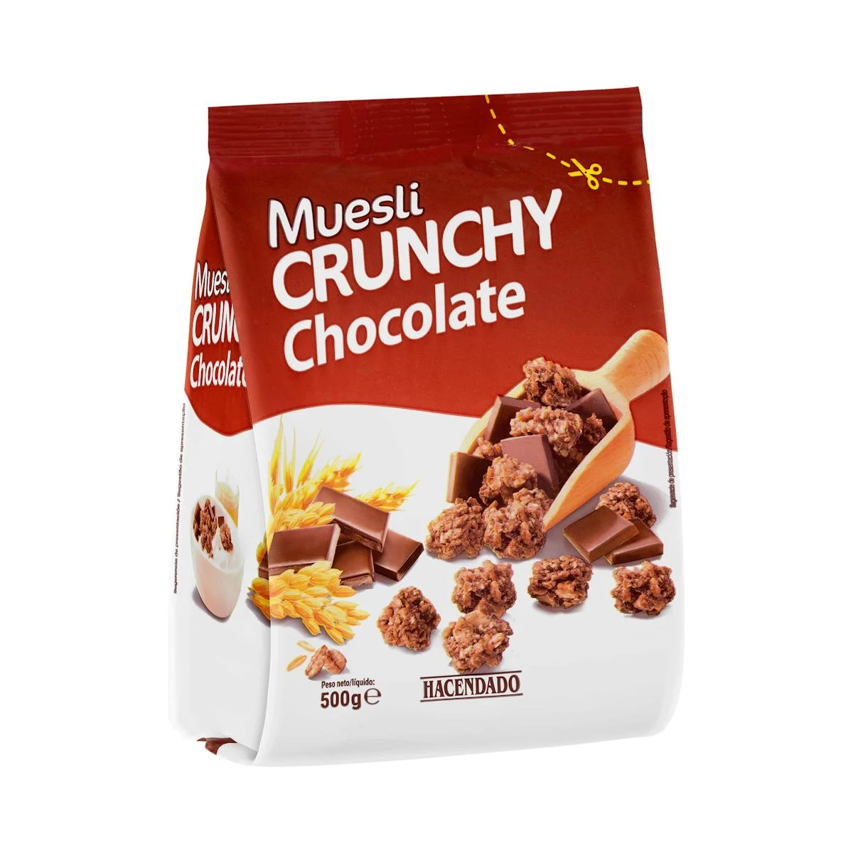 Knuspermüsli Hacendado mit Schokolade