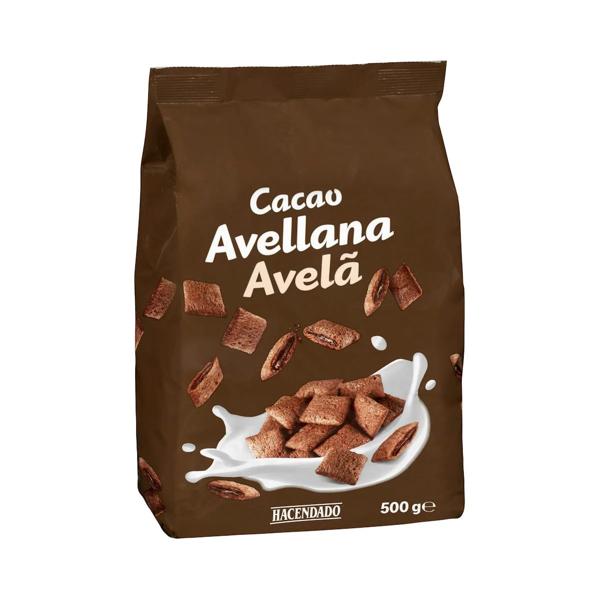 Hazelnut and cocoa filled cereal Hacendado
