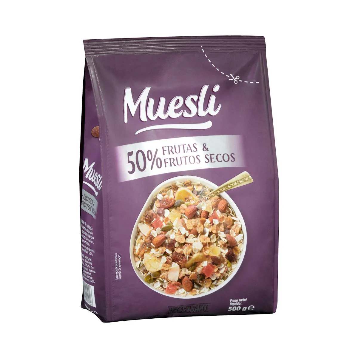 50% fruit and nut muesli Hacendado