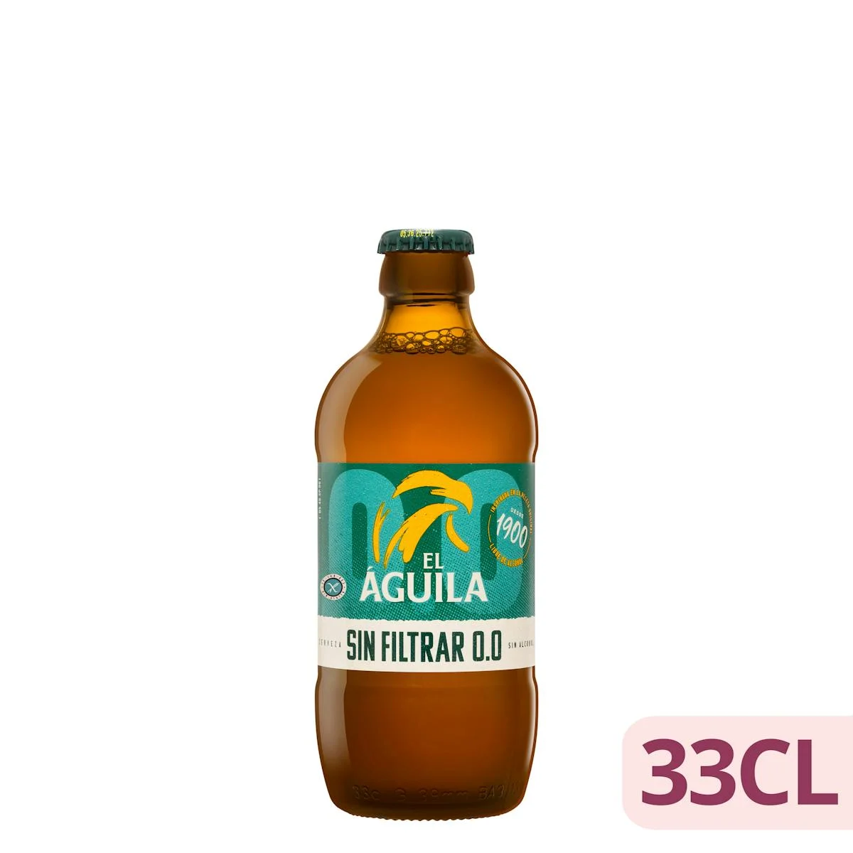 Ungefiltertes alkoholfreies Bier El Águila 0,0%