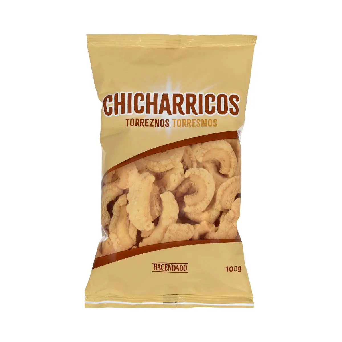 Chicharricos Hacendado cotnes de porc fregides