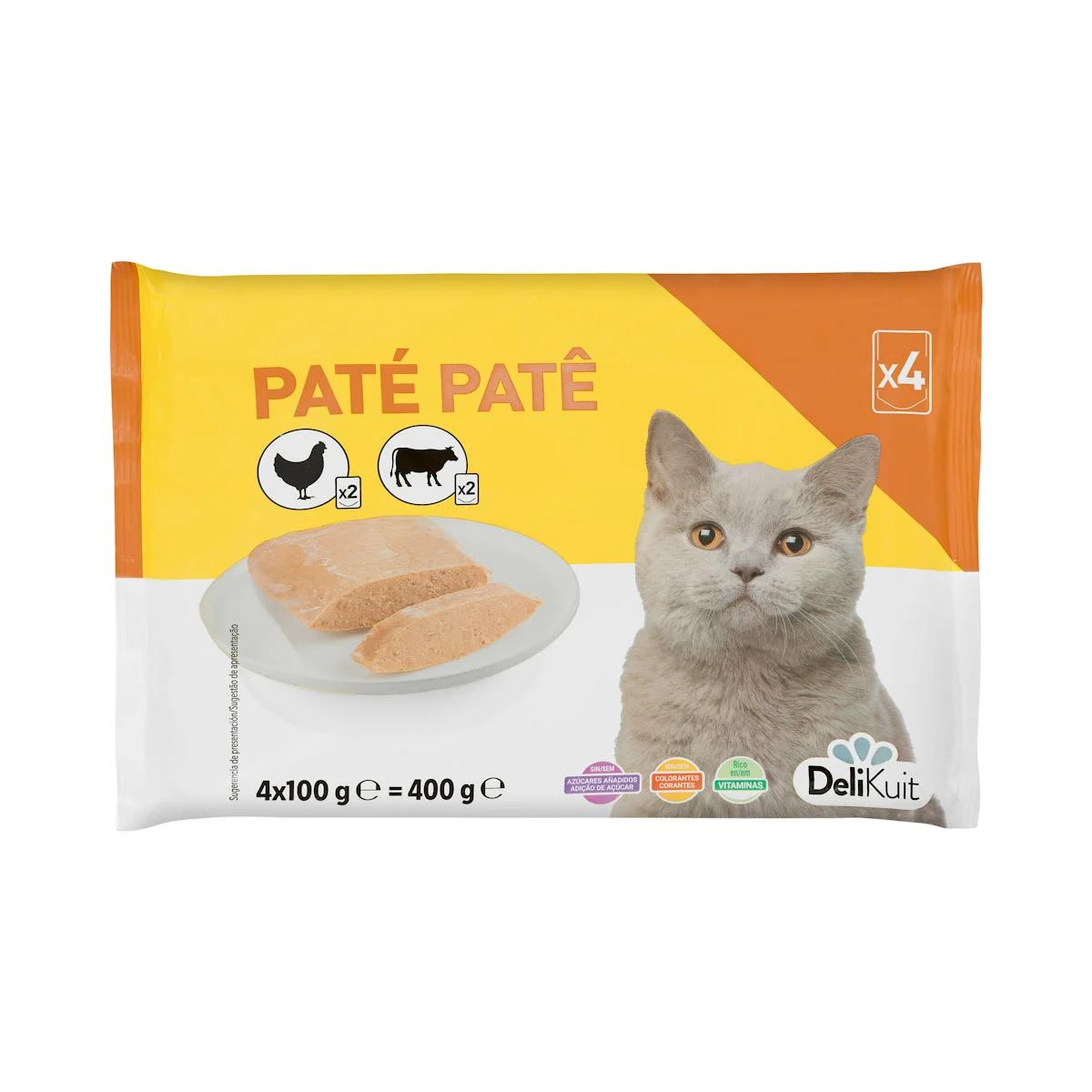 Adult cat meat pate Delikuit