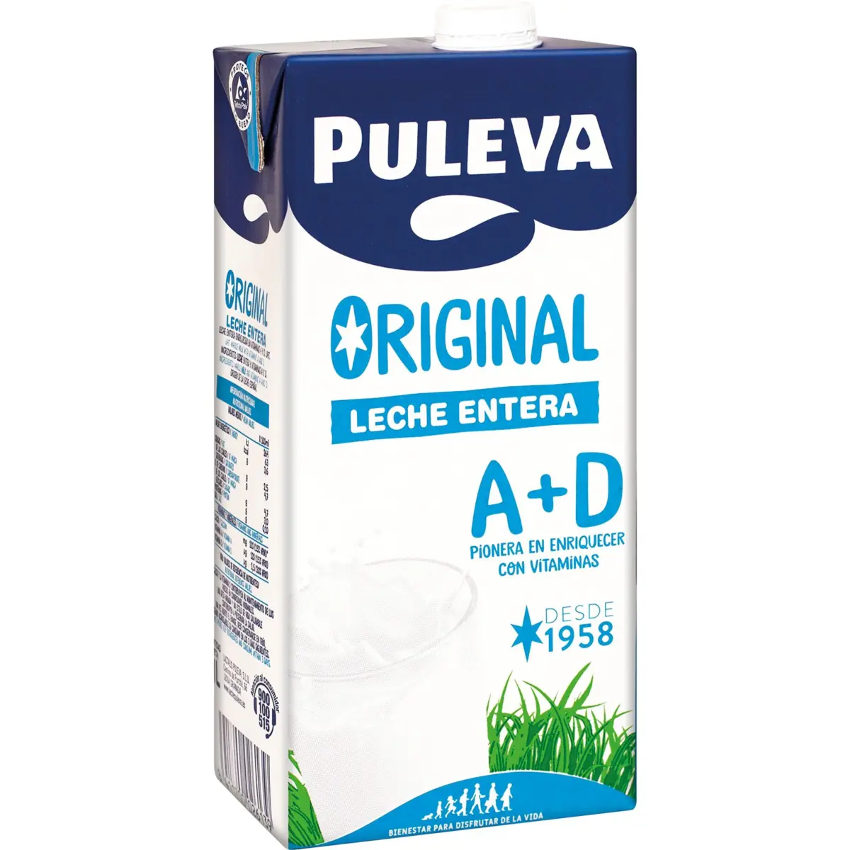 Lait entier en brique Puleva