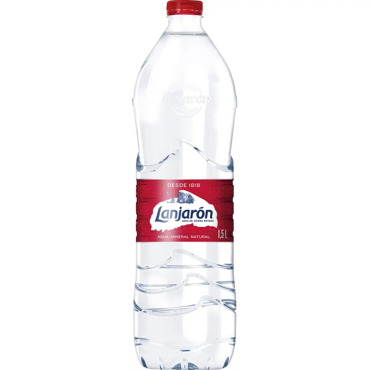 Agua Mineral Natural. Botella Lanjaron