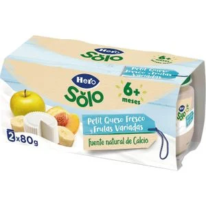Tarrito Queso y Fruta Pack de 2 Hero