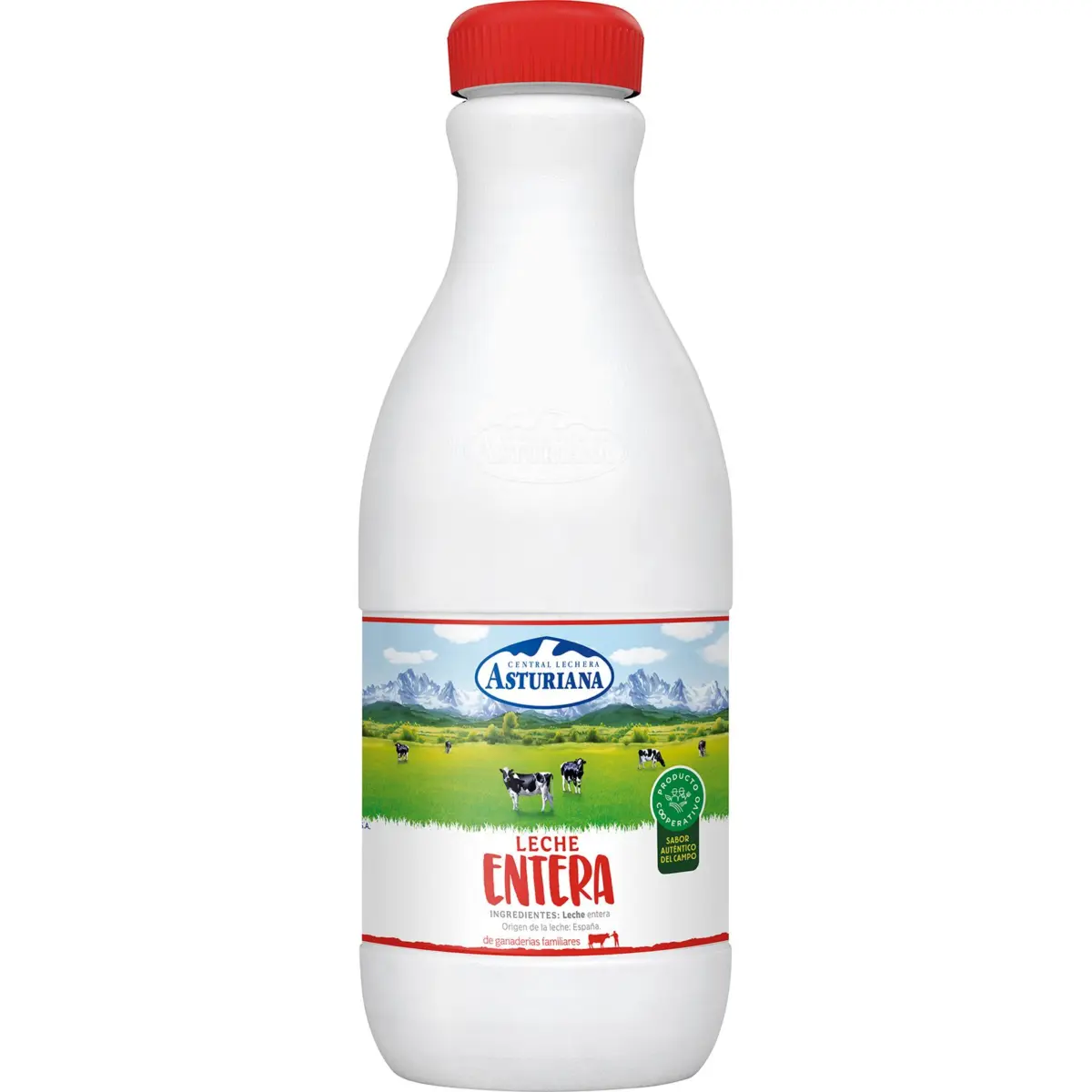 Leche Entera Botella Asturiana