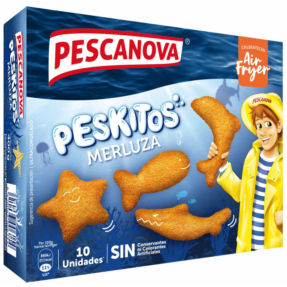 Bâtonnets de merlu Pescanova