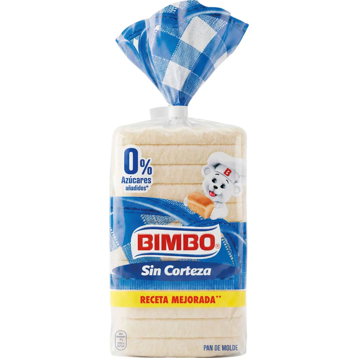 Pain de mie sans croûte Bimbo