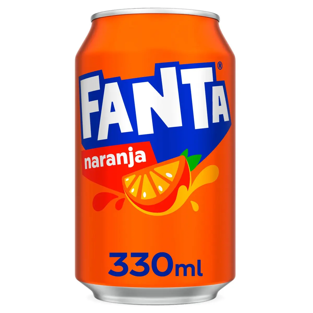 Refresc de taronja llauna Fanta