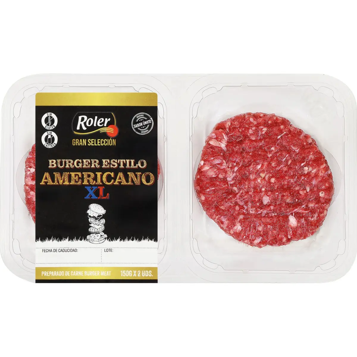 Burgers américains, 2 unités Roler