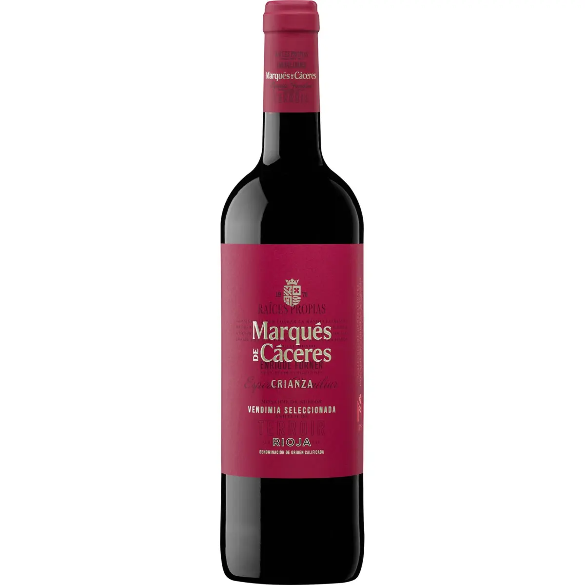 Vino Tinto Crianza D.O. Rioja Marq.caceres
