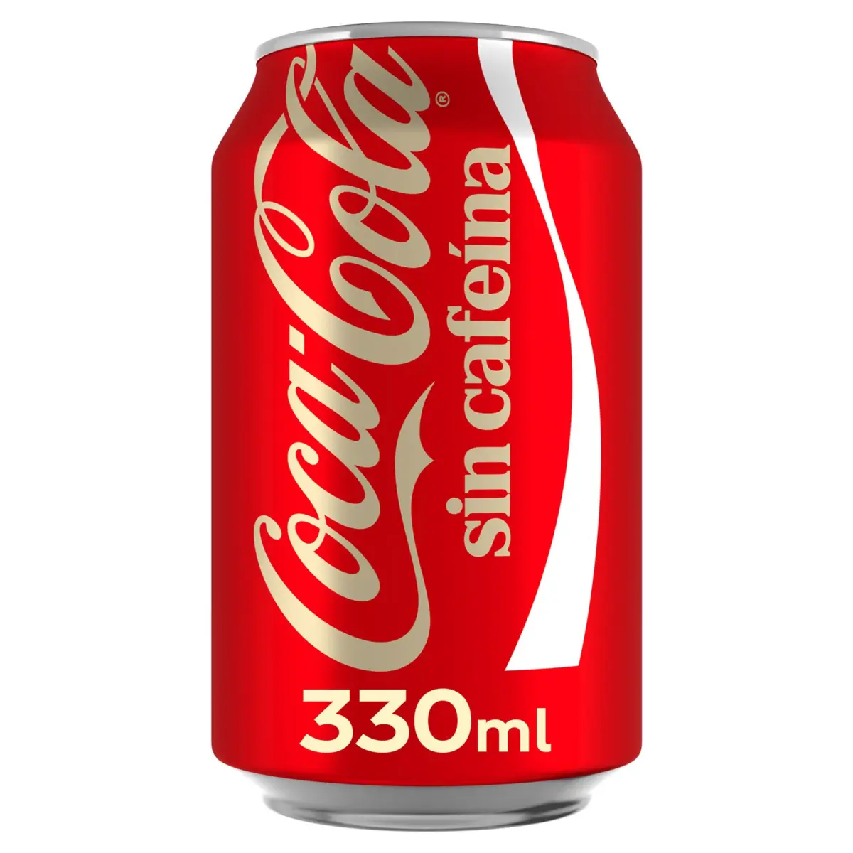 Cola sans caféine en canette Coca-Cola