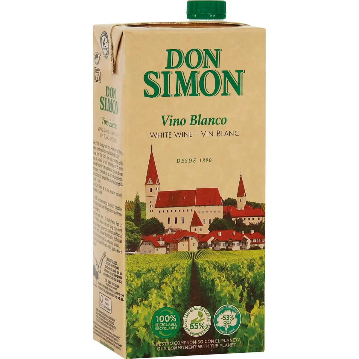 Vino Blanco de Mesa Brik Don Simon