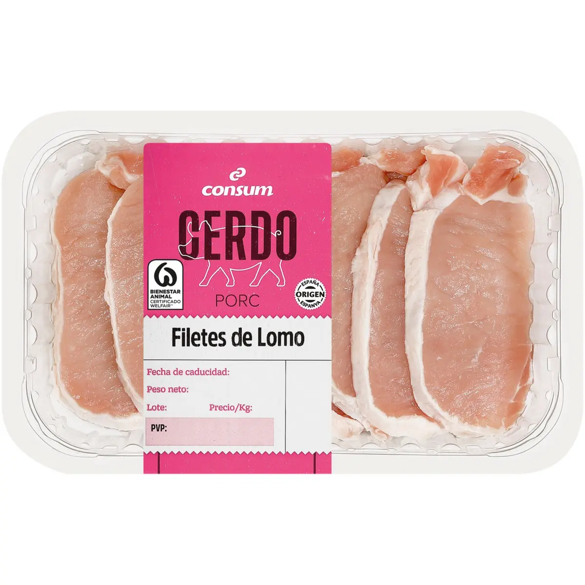 Filet de longe de porc Consum