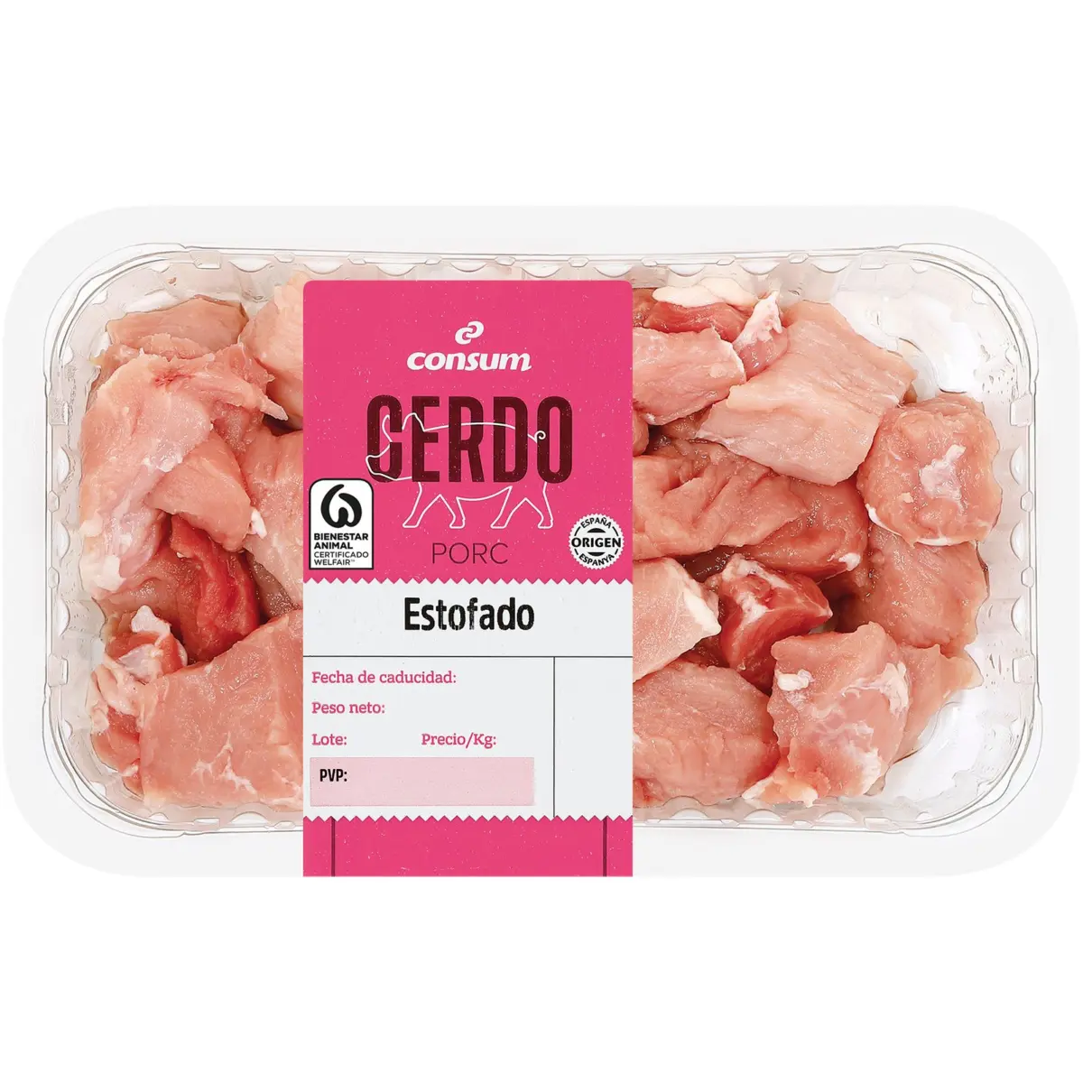 Pork stew meat Consum