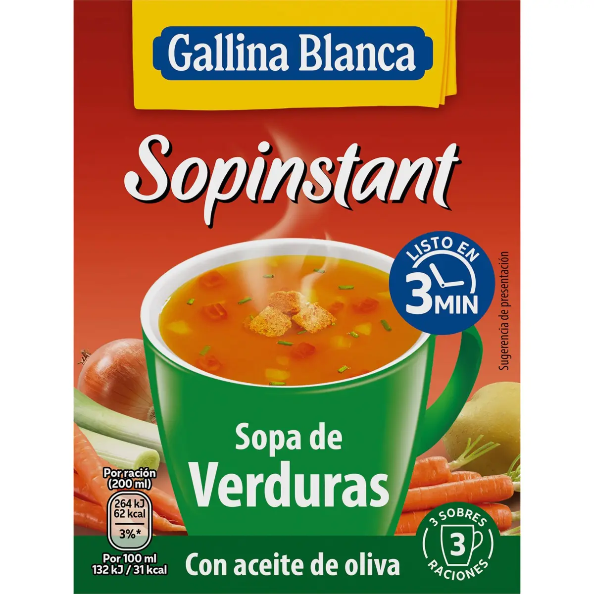 Sopinstant de verdures, capsa G.blanca
