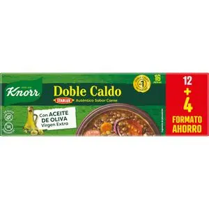 Caldo de Carne Deshidratado 16 Pastillas Knorr