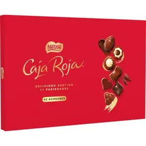 Pralinen in der roten Schachtel Nestle