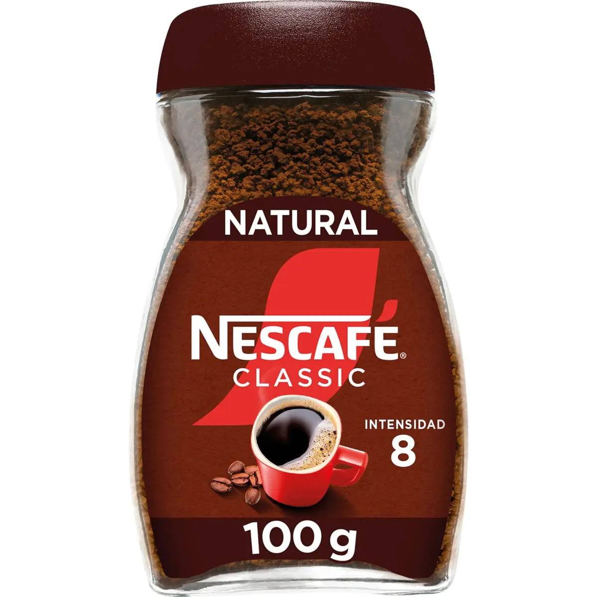 Cafè soluble natural en pot Nescafe