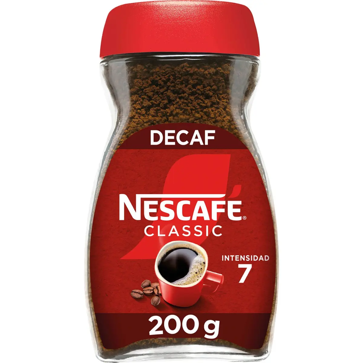 Löslicher entkoffeinierter Kaffee Nescafe