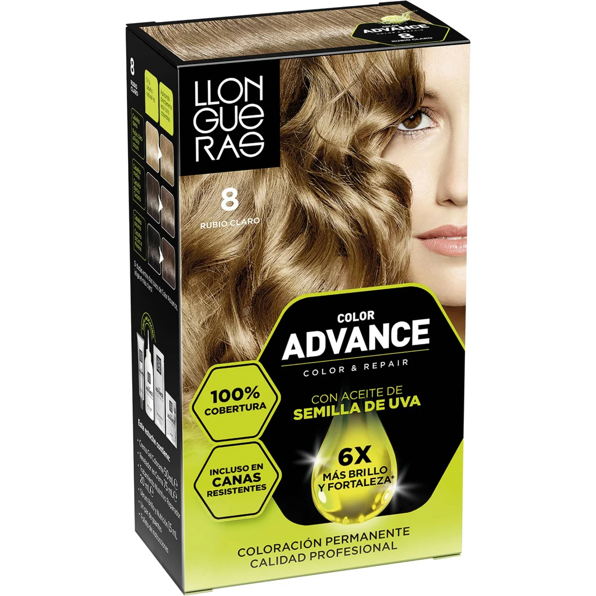 Coloration Nº8 blond Llongueras