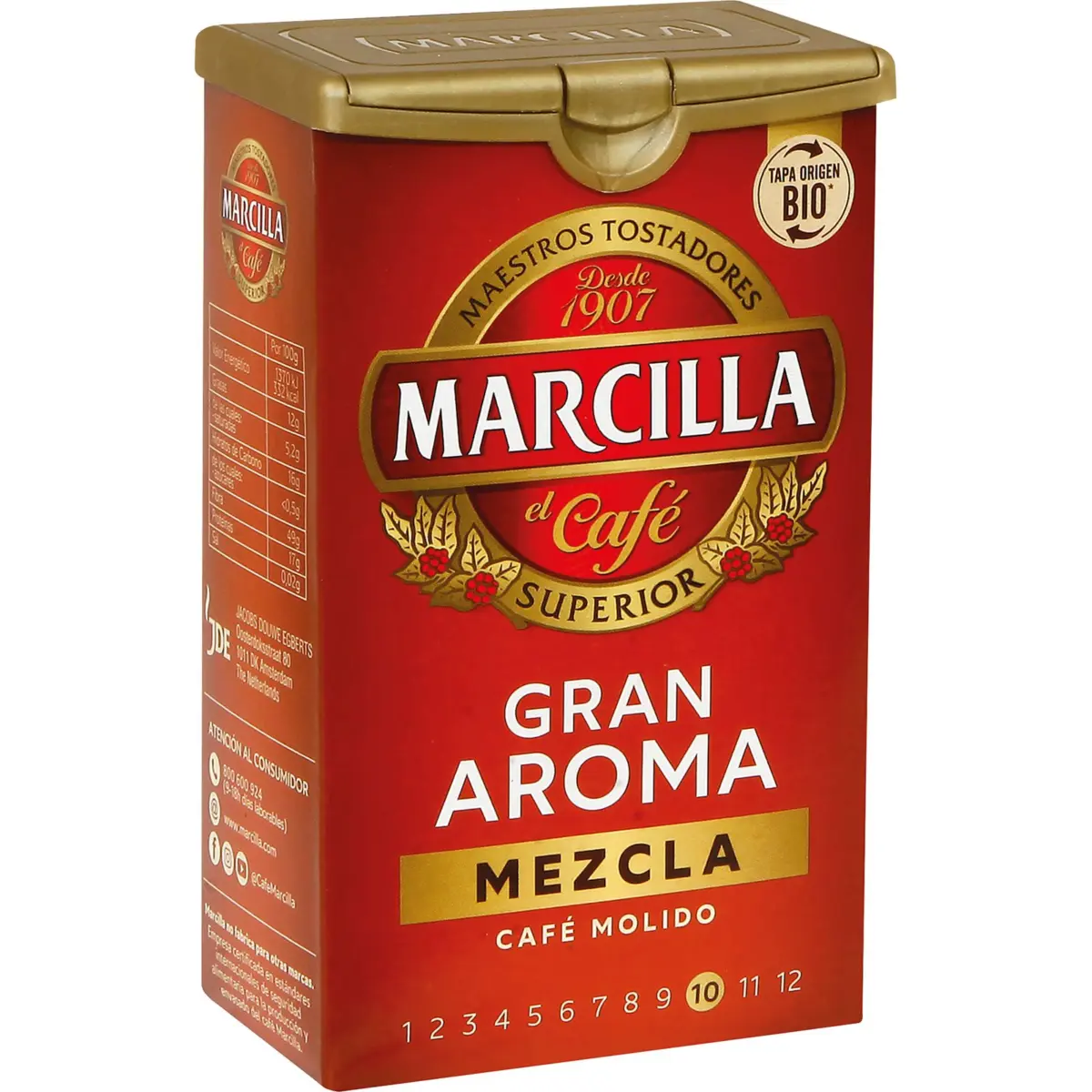 Café moulu mélange 50/50 Marcilla