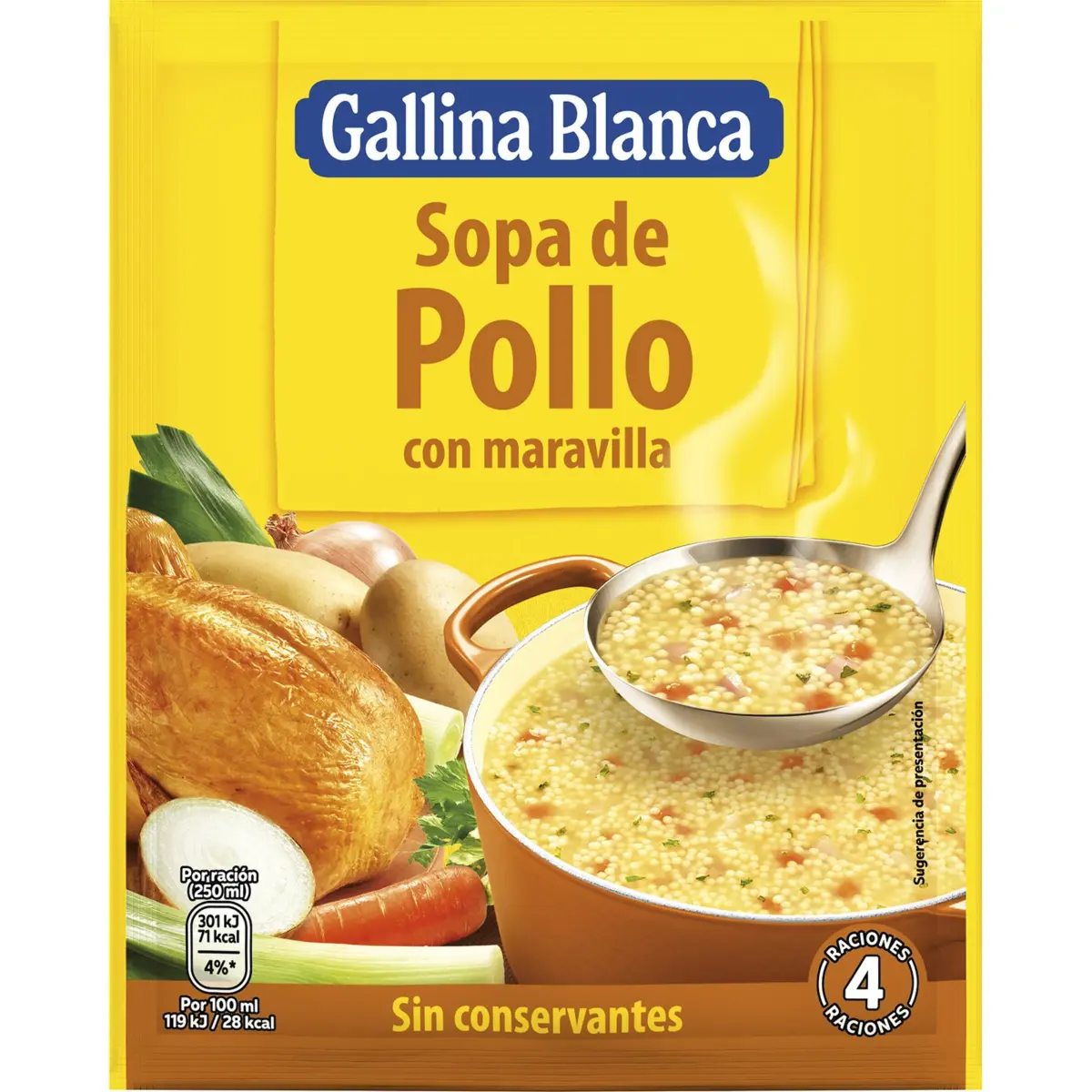 Soupe déshydratée Maravilla G.blanca