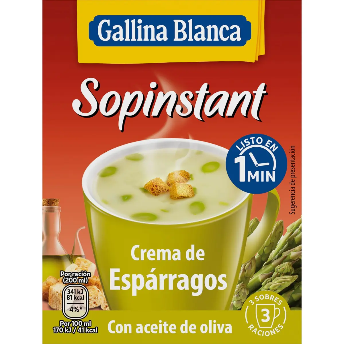 Sopinstant Spargel, Packung G.blanca