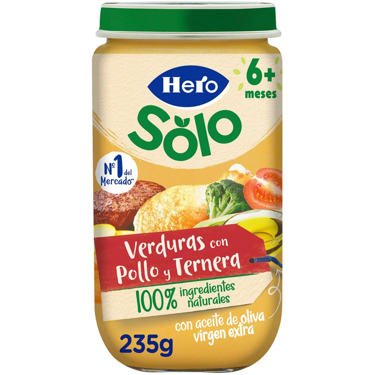 Vegetable purée with chicken and beef Hero