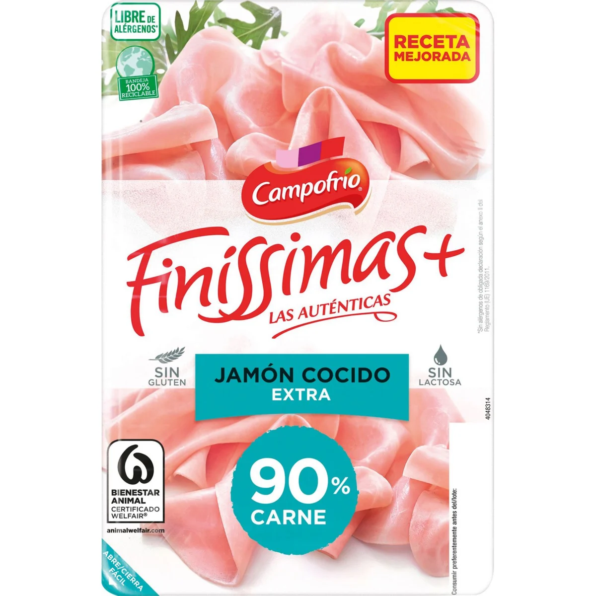 Cooked ham in very thin slices Campofrío