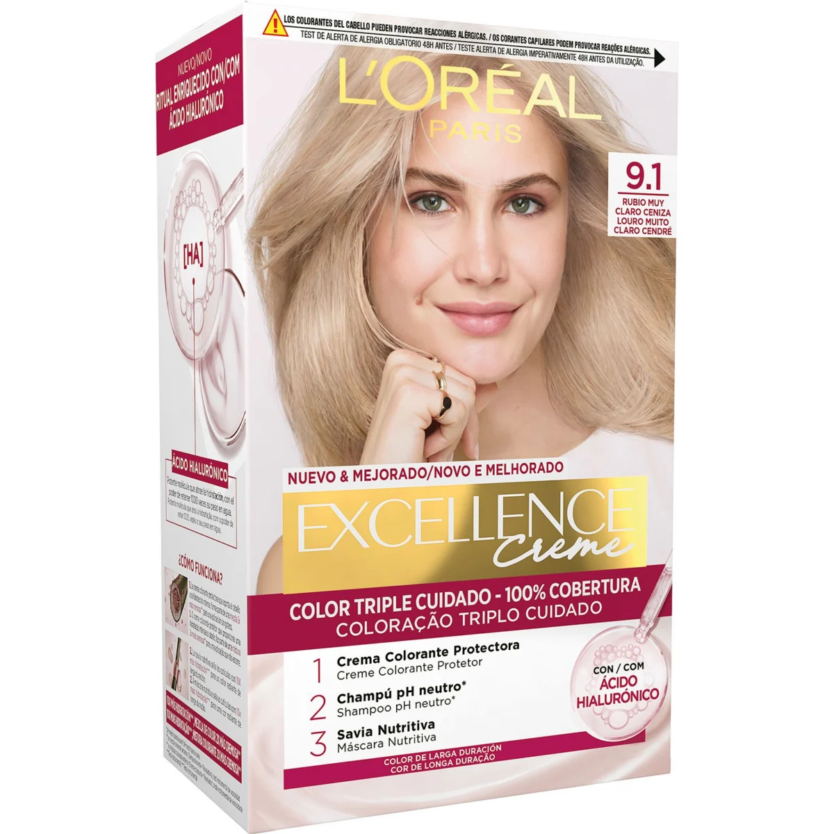 Haarfarbe Nº9.1 Sehr Hell Aschblond Excellence