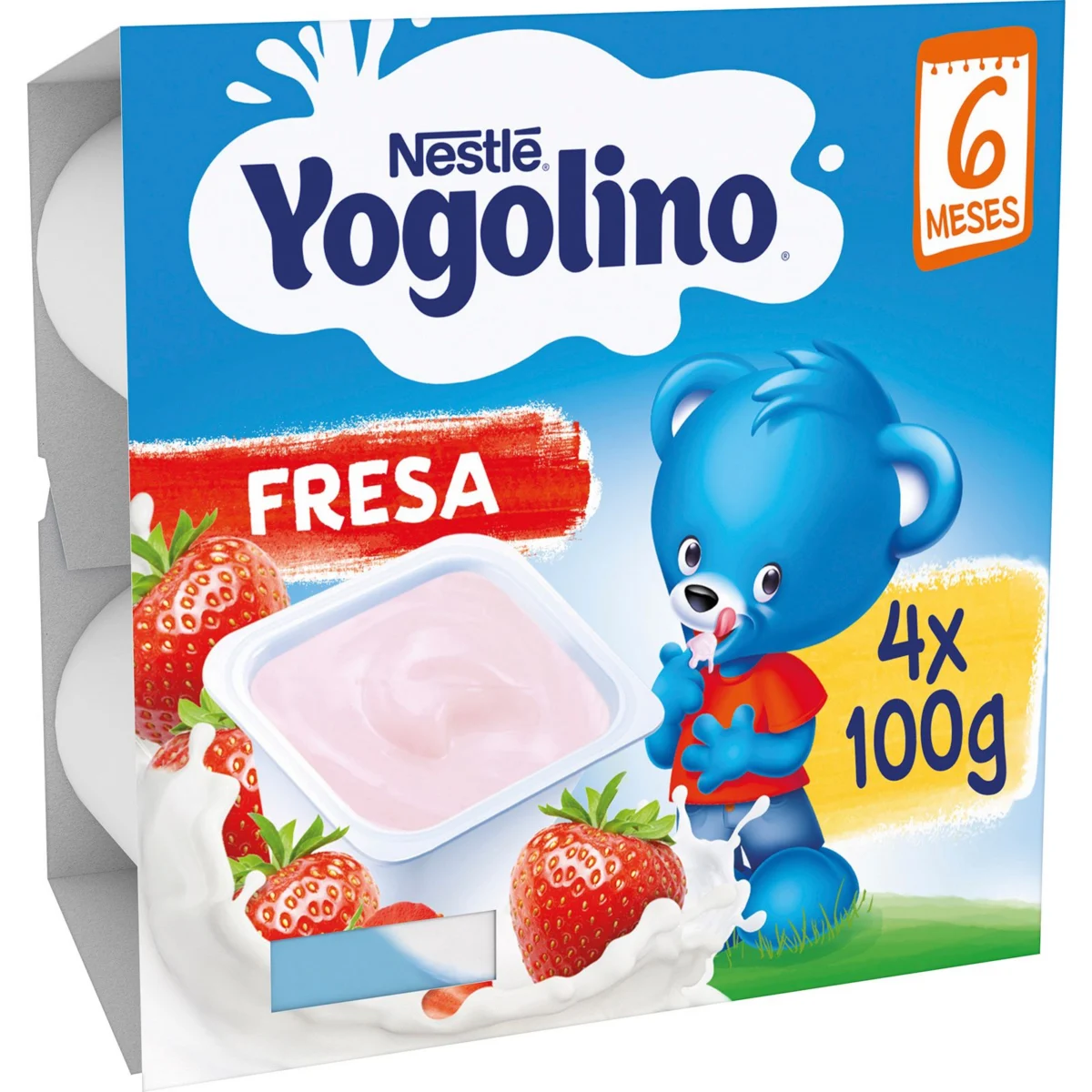 Yogolino Erdbeere, 4er-Pack Nestle