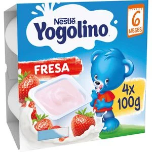 Yogolino de Fresa Pack de 4 Nestle
