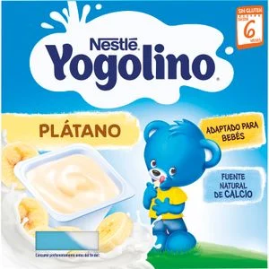 Yogolino de Plátano Pack de 4 Nestle