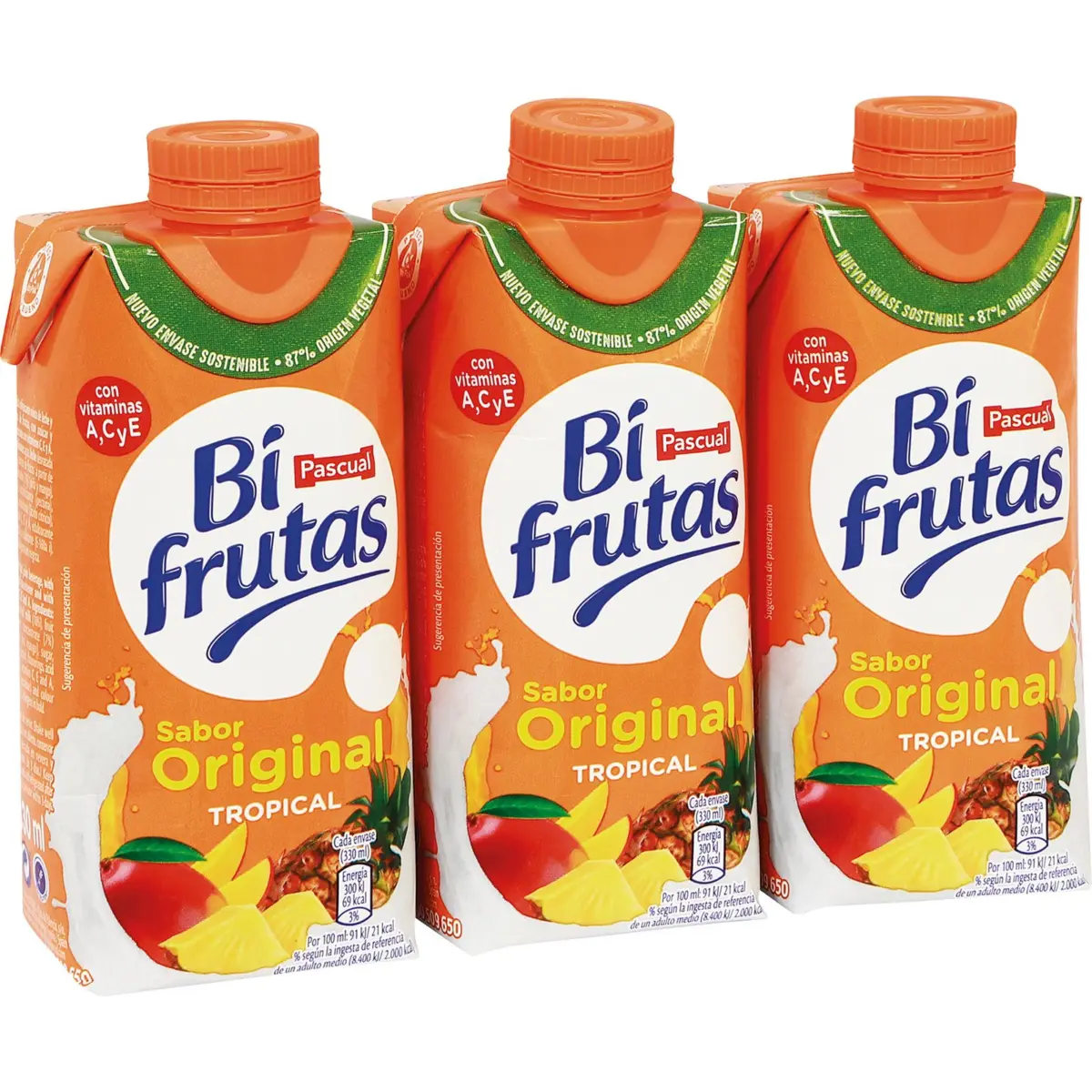 Frucht-Milch-Getränk mit Tropengeschmack P-3 Bifrutas