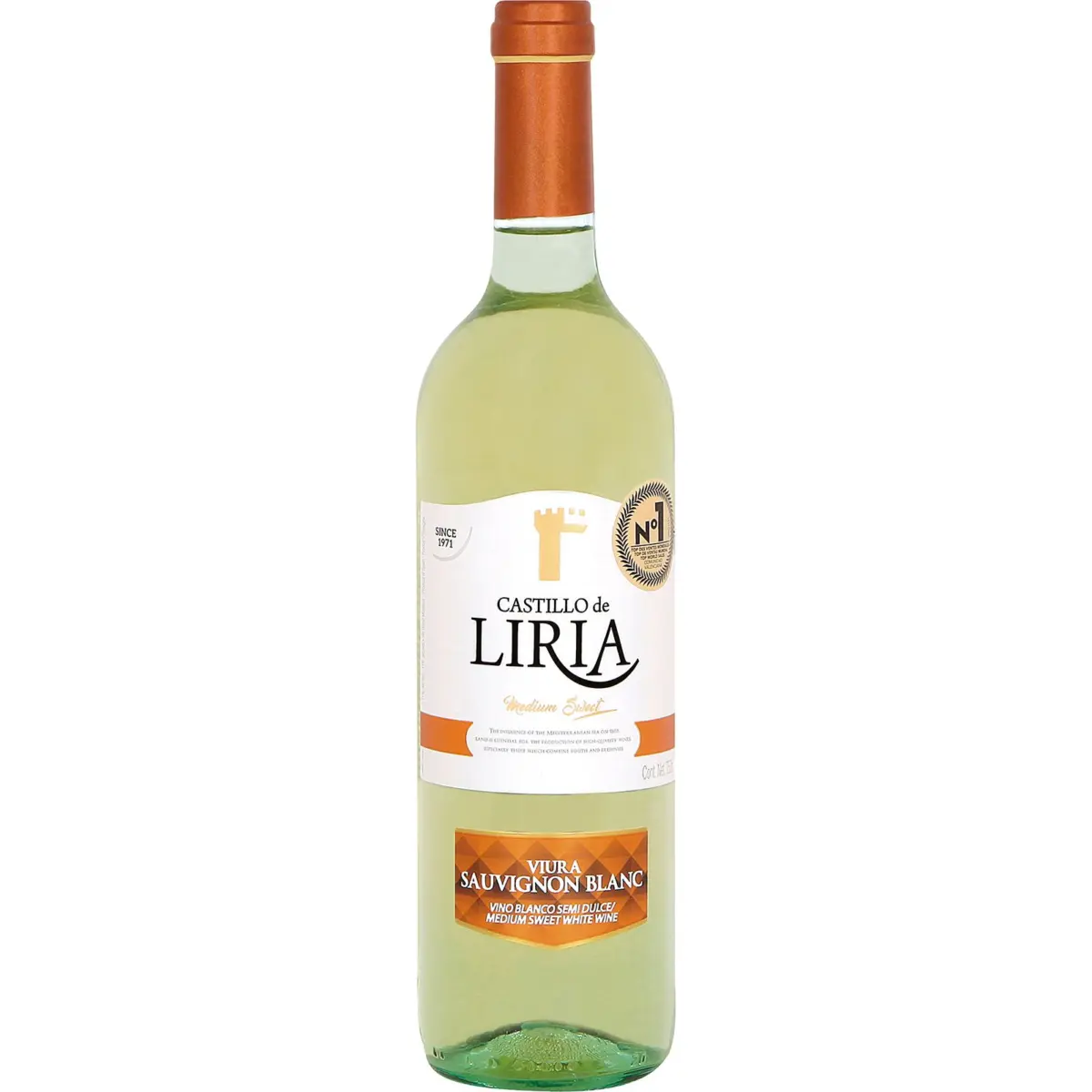 Vi blanc semidolç D.O. Utiel-Requena Cast.liria