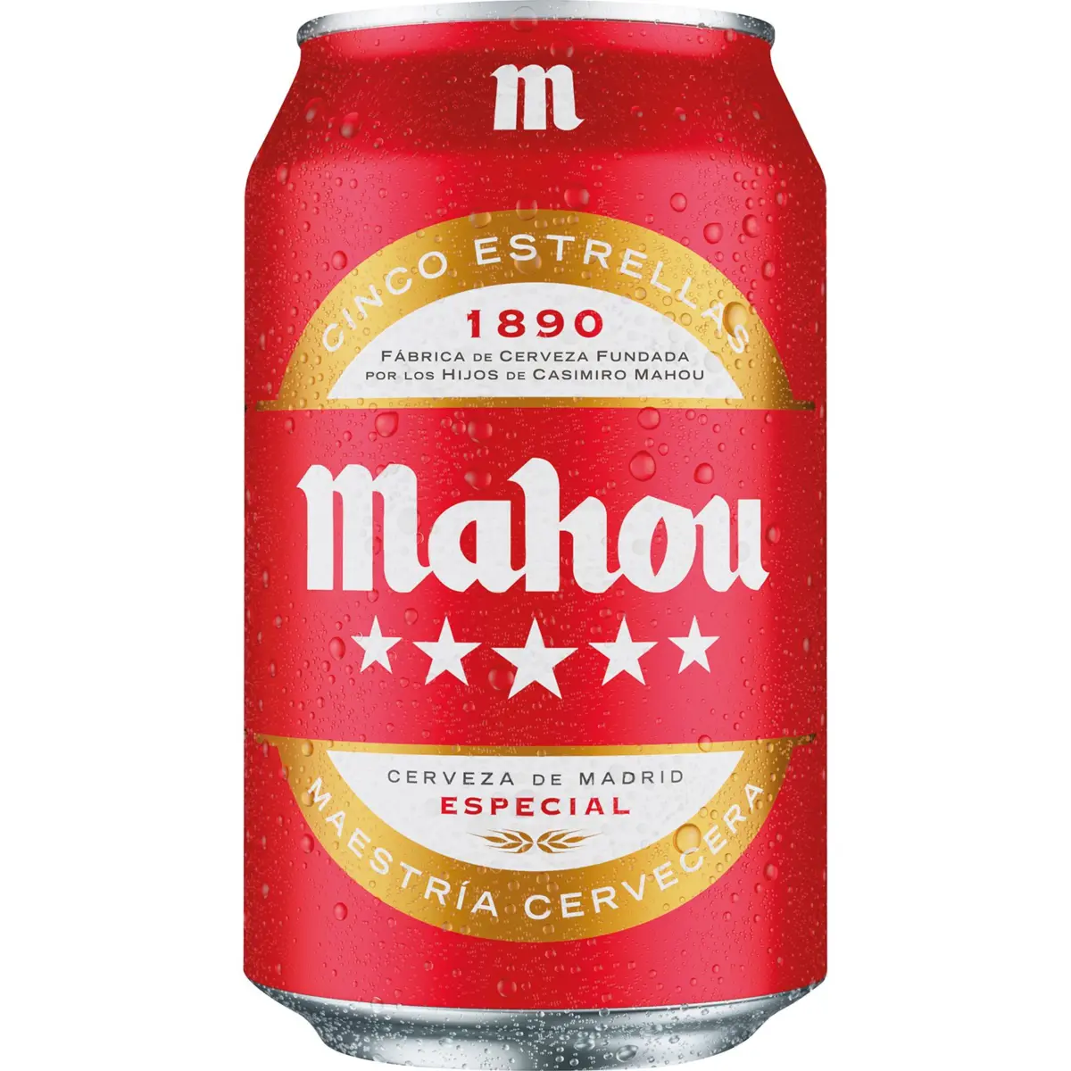 Cervesa 5 Estrellas en llauna Mahou 5 Estr