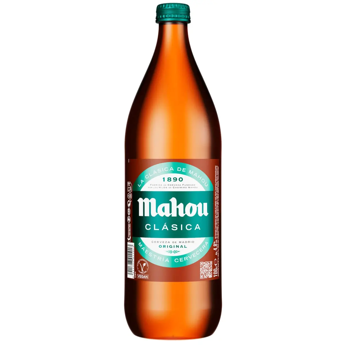 Cervesa en ampolla de vidre Mahou Clasic