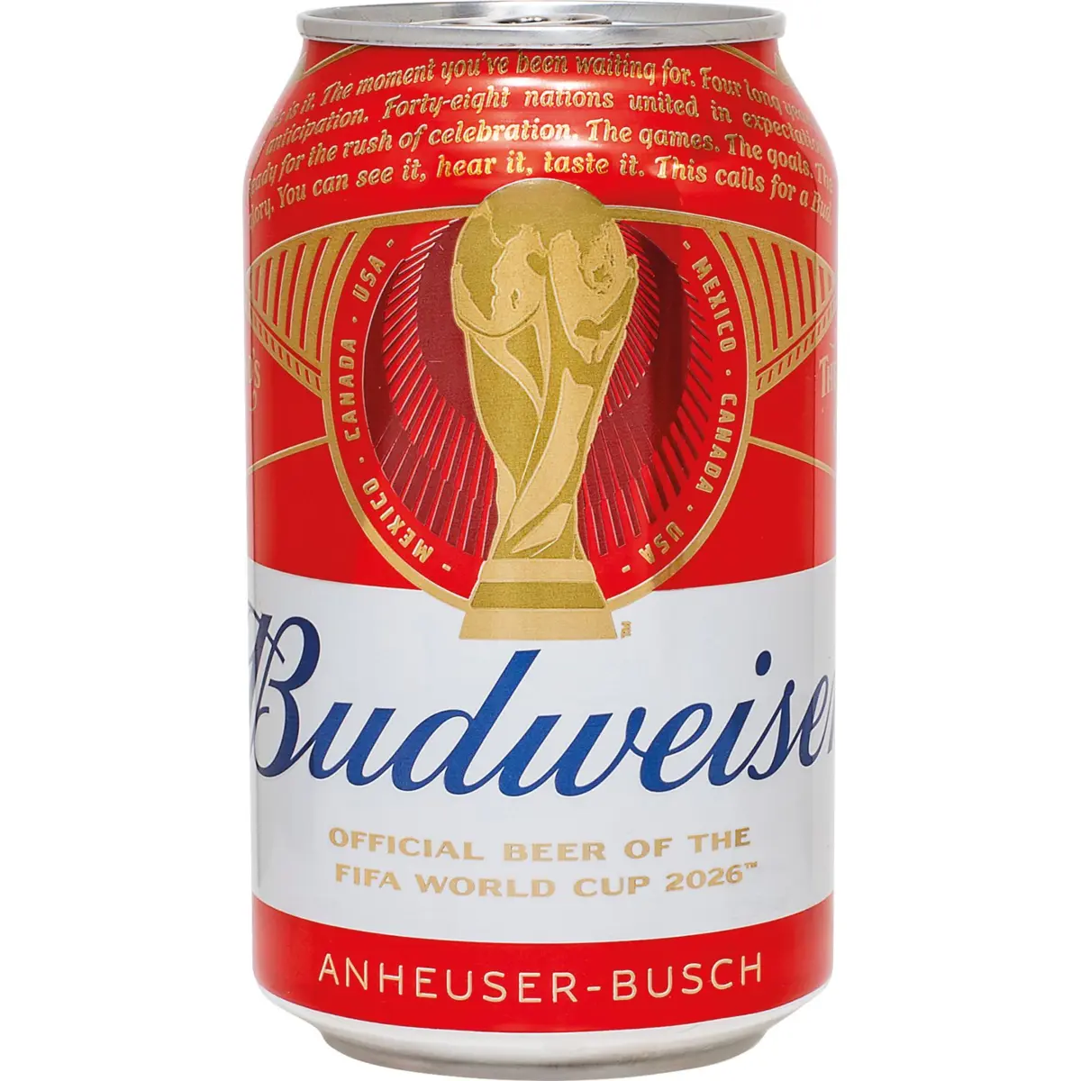Cerveza Americana Lata Budweiser