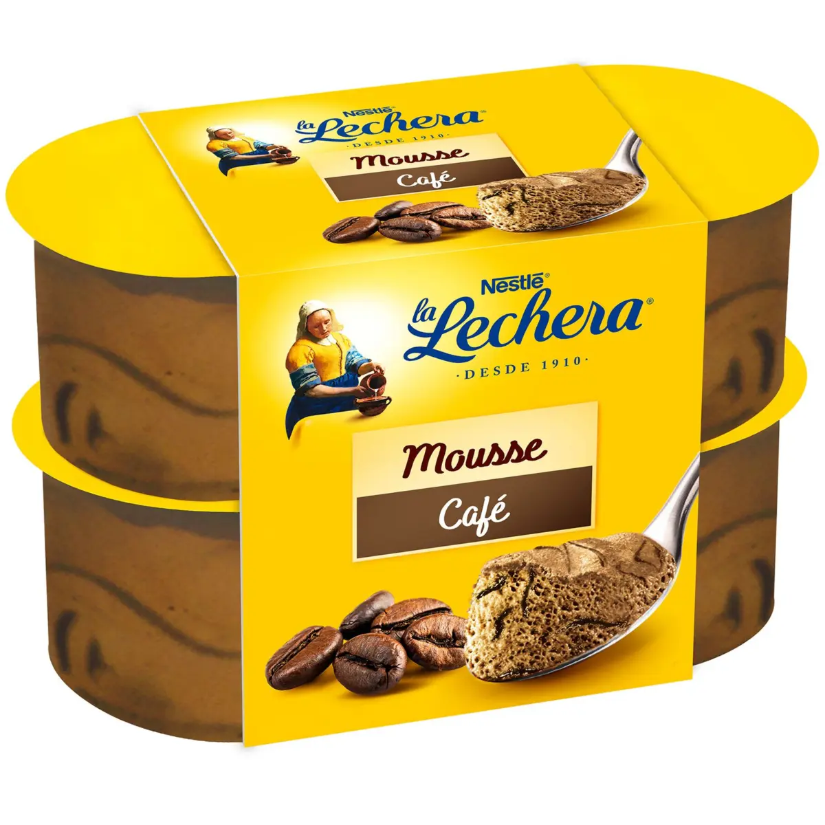 Mousse au café, pack de 4 La Lechera