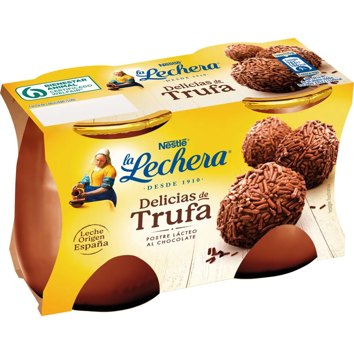 Десерт со вкусом трюфеля La Lechera, 2 шт.