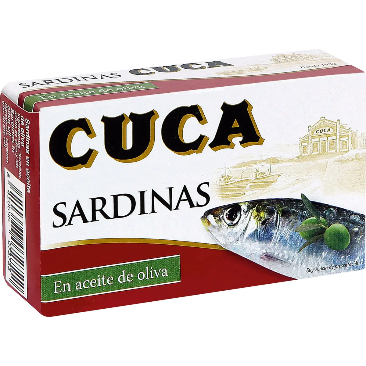 Sardines en oli d’oliva, llauna Cuca