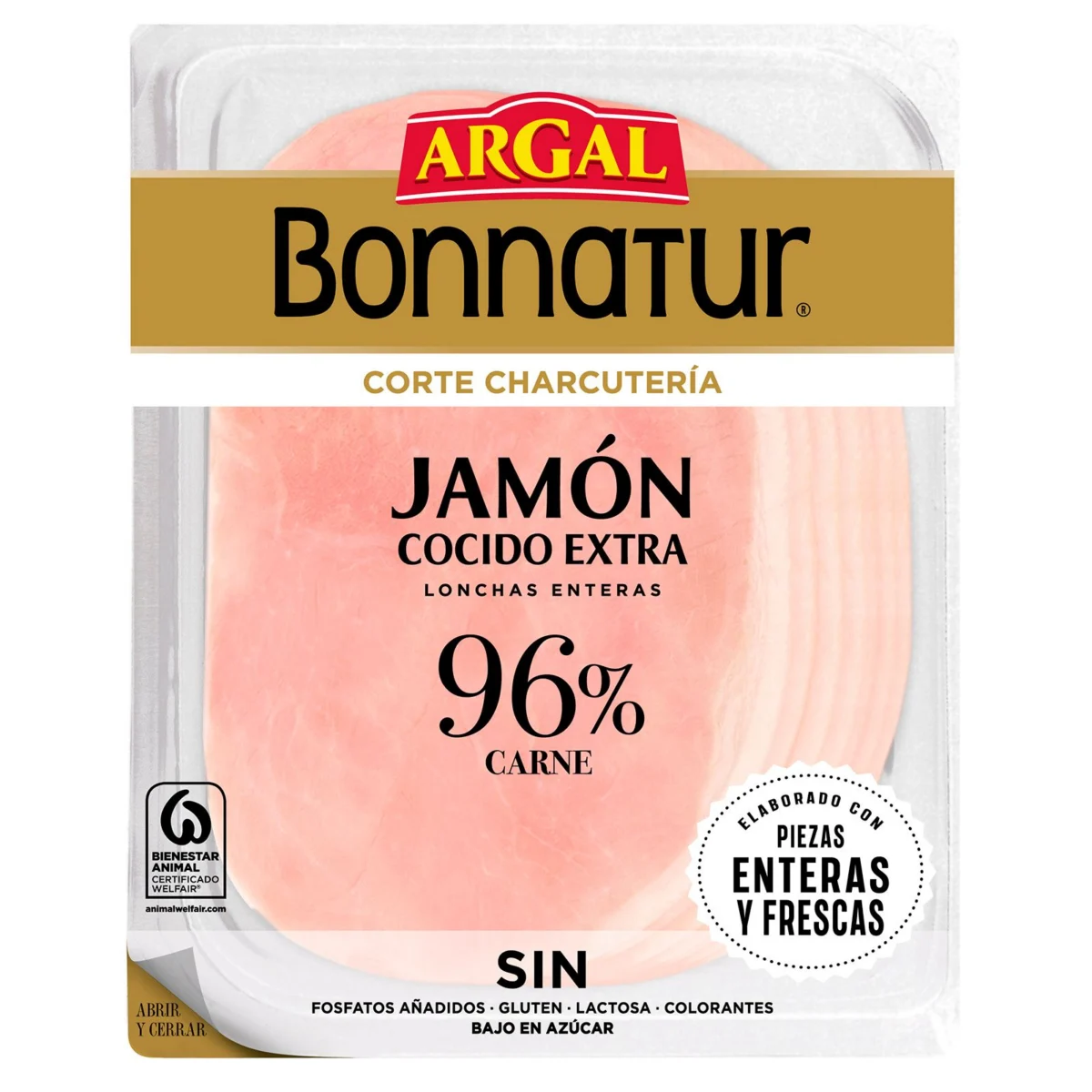 Pernil cuit Bonnatur 96 % carn Argal