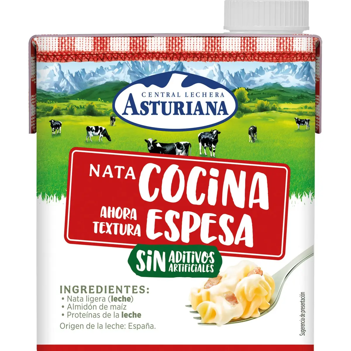 Nata per cuinar Asturiana en bric
