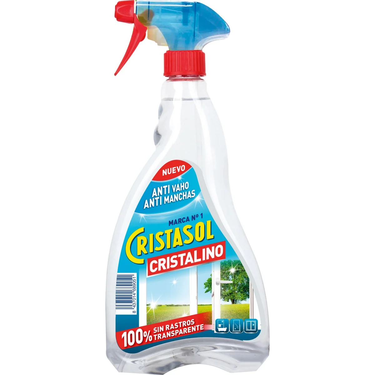 Netejavidres Cristasol Cristalino amb polvoritzador