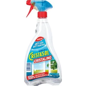 Cristasol Cristalino glass cleaner spray