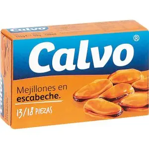 Mejillones Gallegos Escabeche 13/18 Piezas Calvo