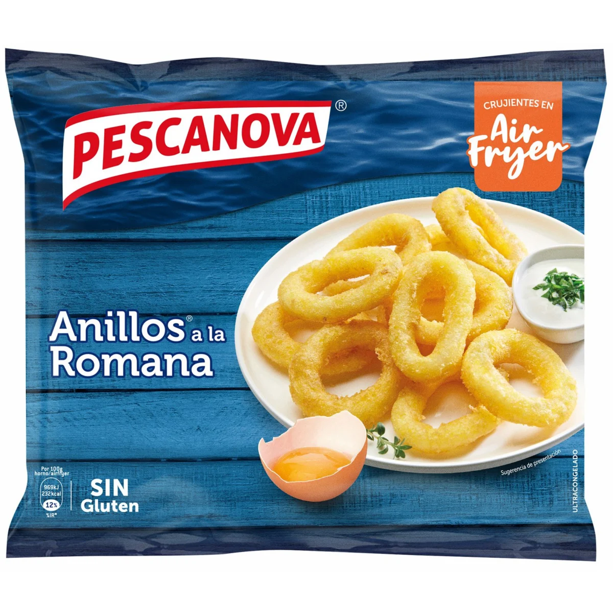 Anelles a la romana sense gluten Pescanova