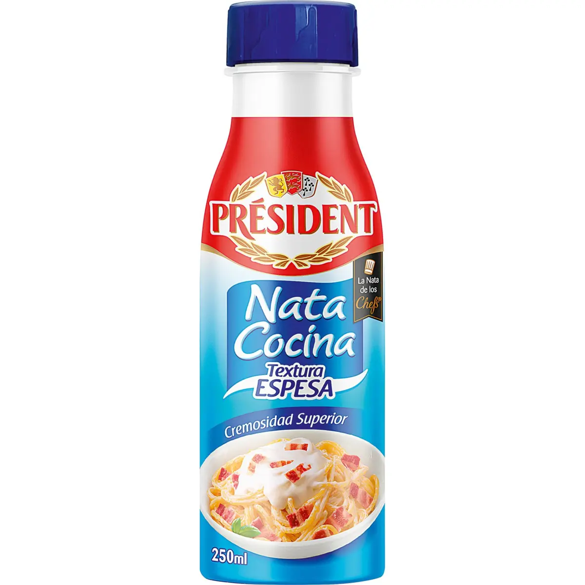 President thick cooking cream bottle