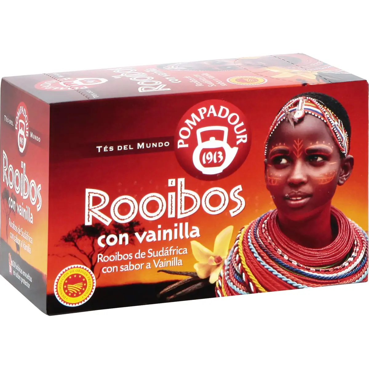 Rooibos con Vainilla 20 Bolsitas Pompadour